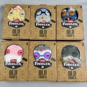 ZURU Fuggler Old Fogies Complete Set of 6 - Funny Ugly Monster NIB Adult Humor